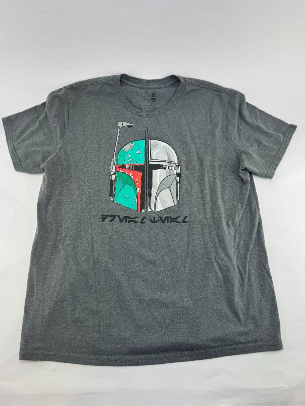 Star Wars Disney Mandalorian / Boba Fett T-Shirt Heather Gray XXL